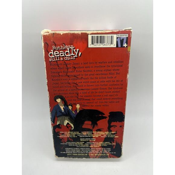 Anime VHS Samurai X - Trust - English Dubbed - Picture 3 of 7